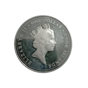 2005-Cook-Islands-1-Dollar-–-Leif-Eriksson-(Age-of-Discovery-Series)-–-1-oz-.999-Silver